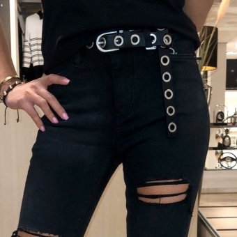 LaNorsa silver ring belt 