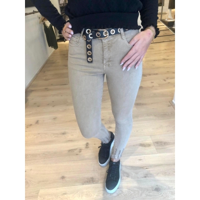 LaNorsa beige/grijze jeans