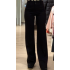 Wide leg pants black